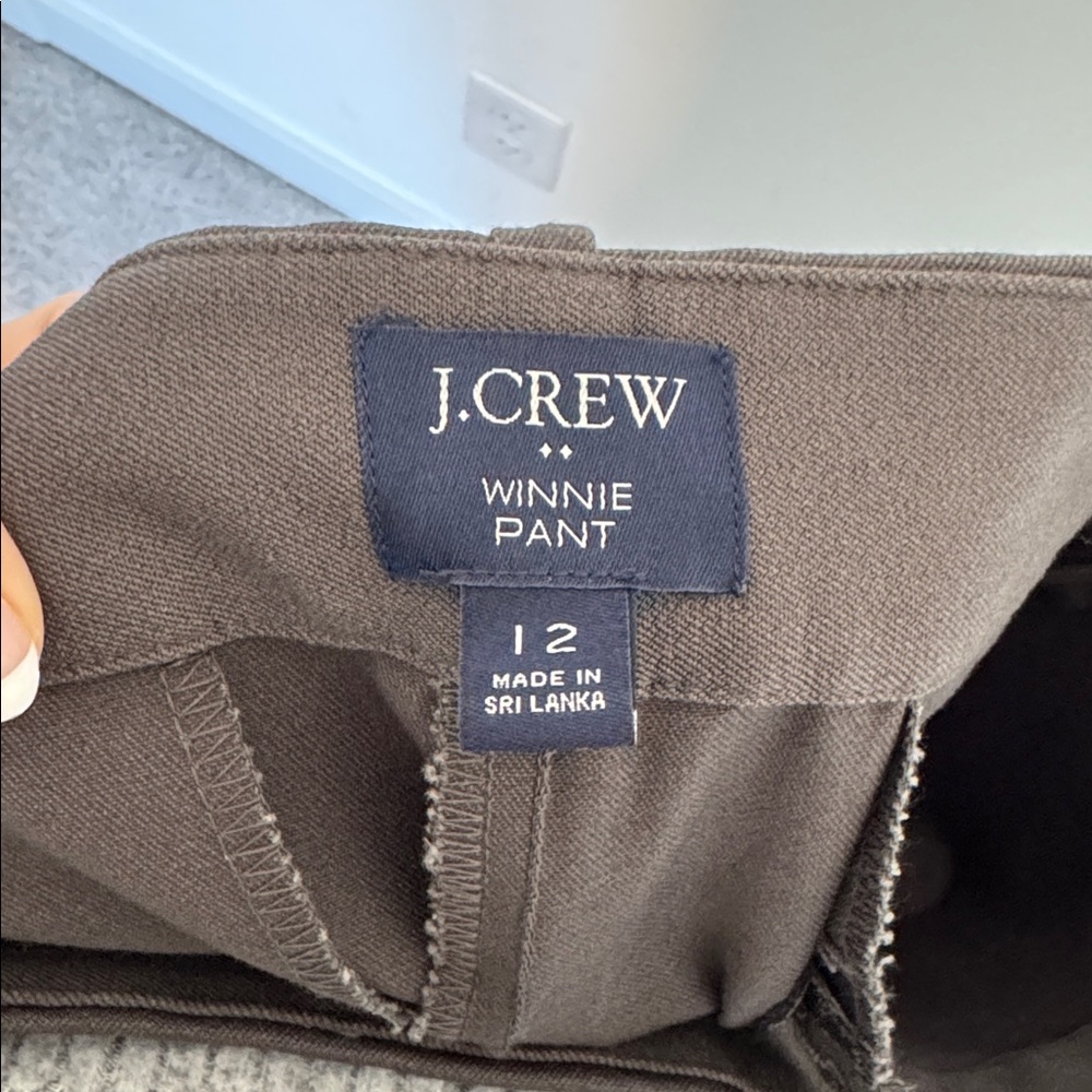 J. Crew "Winnie Pant", Charcoal Business Pants - Size 12 - Picture 5 of 6